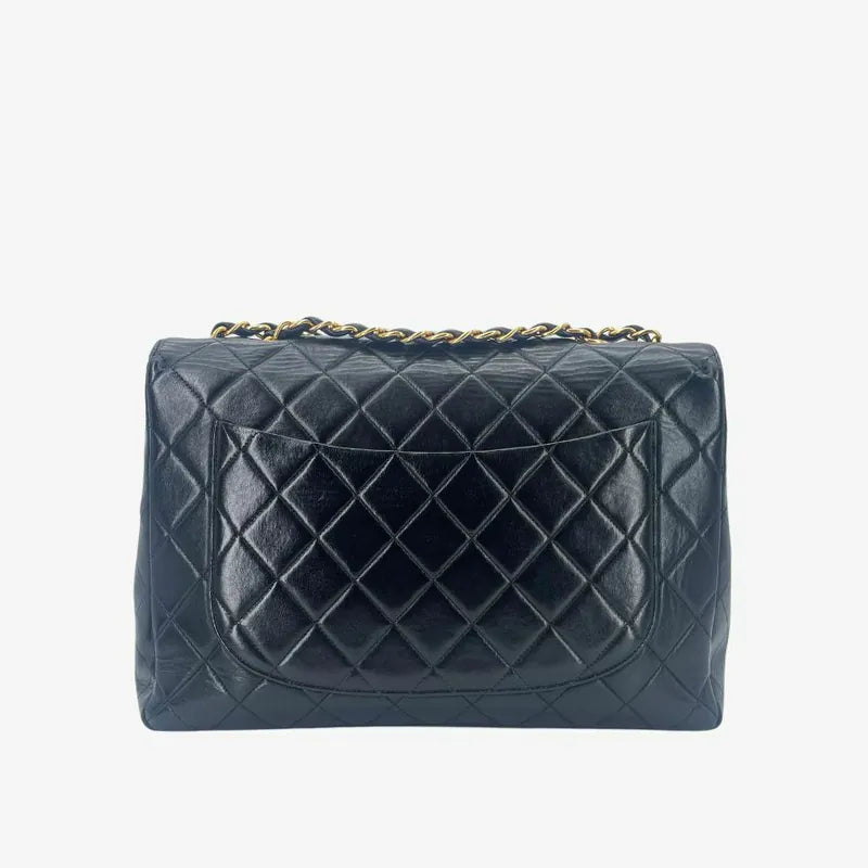 jah194-chanel-vintage-black-lambskin-jumbo-classic-flap-bag