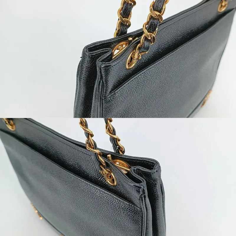 jt691-chanel-vintage-black-caviar-leather-triple-cc-tote-bag