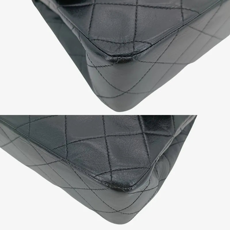 c524-chanel-vintage-black-lambskin-23cm-classic-flap-bag