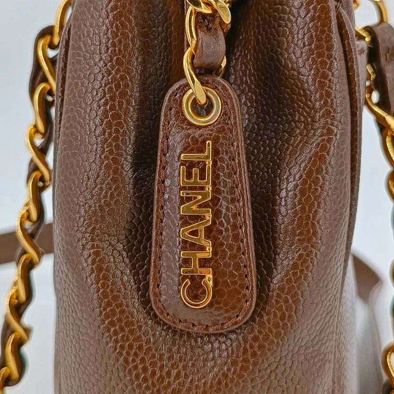 jw068-chanel-vintage-brown-caviar-leather-6cc-embossed-logo-tote-bag