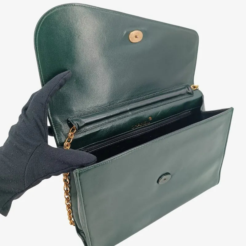 90198143-chanel-vintage-green-lambskin-shoulder-bag