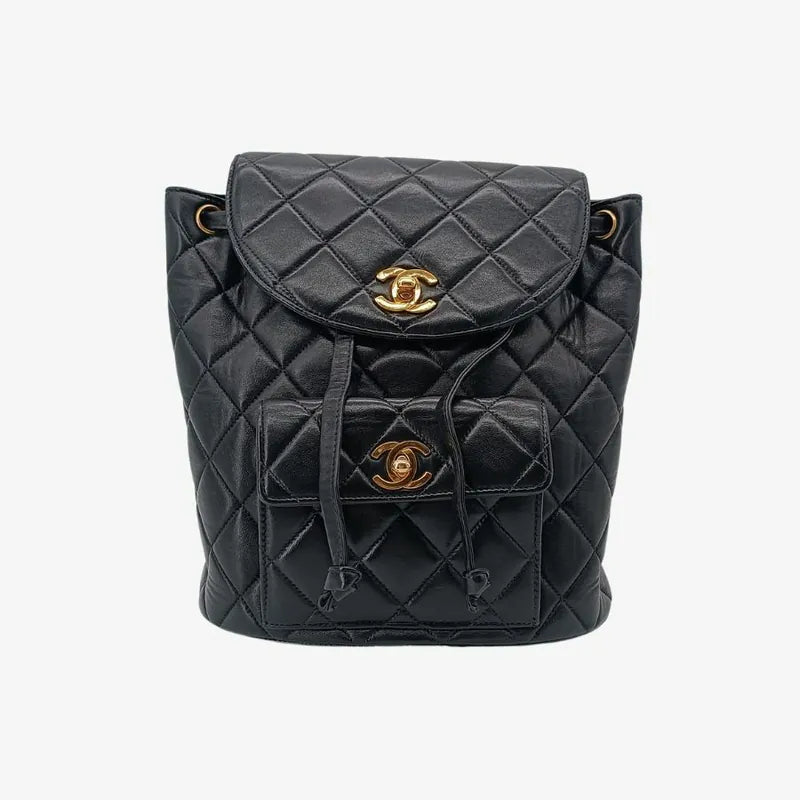 c322-chanel-vintage-black-lambskin-duma-backpack