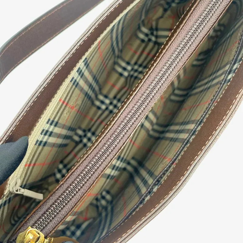 rc883-burberry-vintage-brown-leather-shoulder-bag