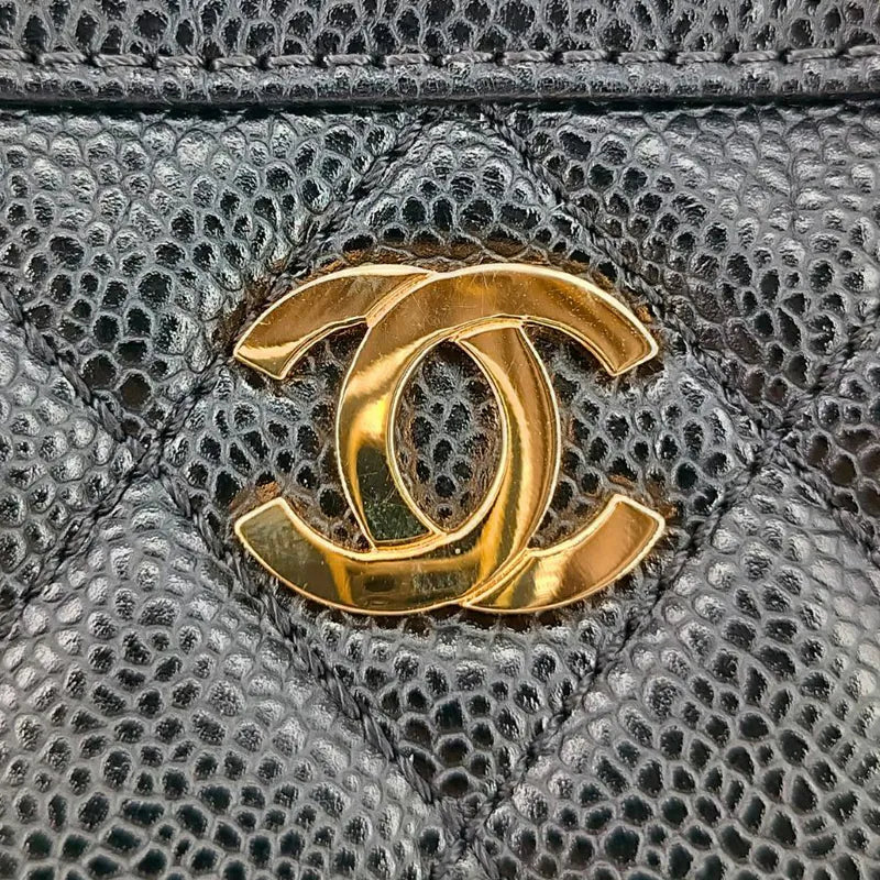 rb883-chanel-vintage-black-caviar-leather-handbag