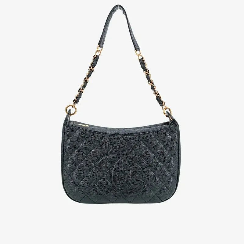 90212824-chanel-vintage-black-caviar-leather-quilted-chain-handbag