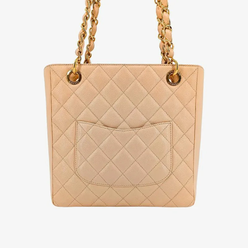 c487-chanel-vintage-beige-caviar-leather-embossed-logo-pst-tote-bag