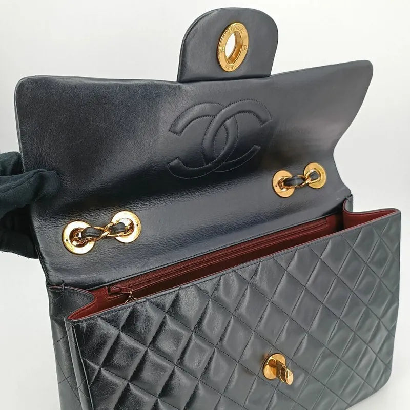 jah101-chanel-vintage-black-lambskin-maxi-classic-flap-bag