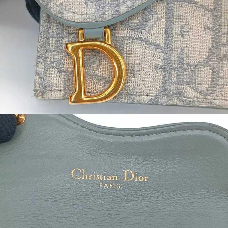 jt431-christian-dior-gray-oblique-jacquard-saddle-flap-card-holder
