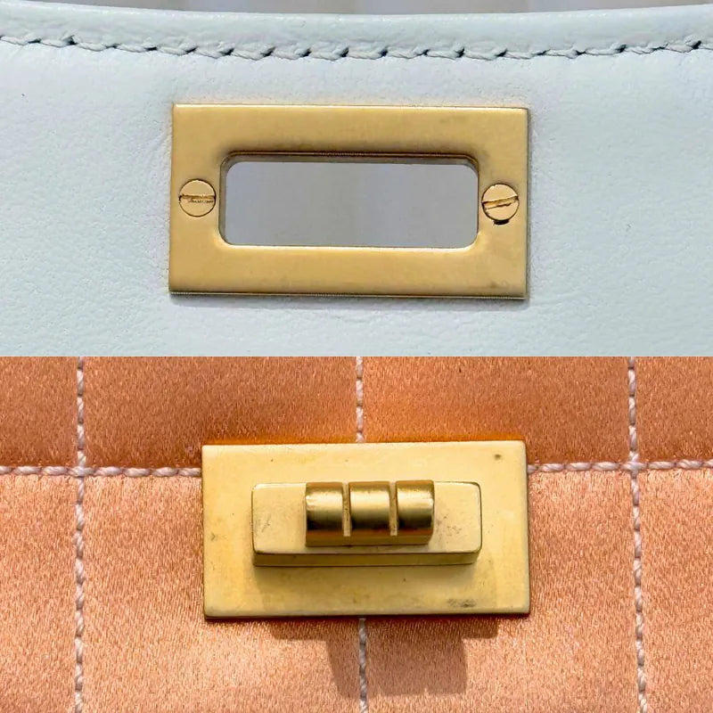 jw441-chanel-vintage-peach-satin-chocolate-bar-flap-bag