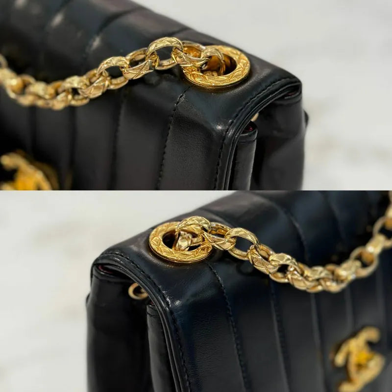 rc769-chanel-vintage-black-lambskin-vertical-gold-chain-flap-bag