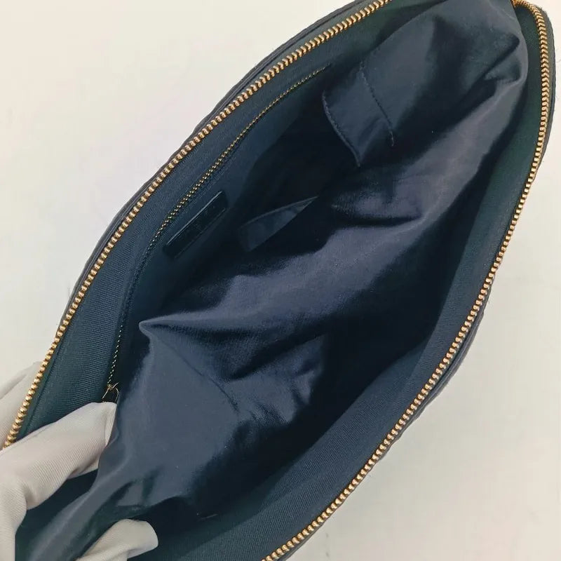 ra975-chanel-black-nylon-pouch-with-foldable-tote-bag