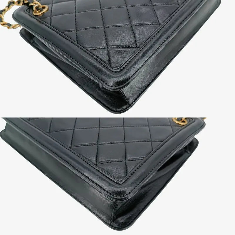 jah175-chanel-vintage-black-lambskin-quilted-shoulder-bag