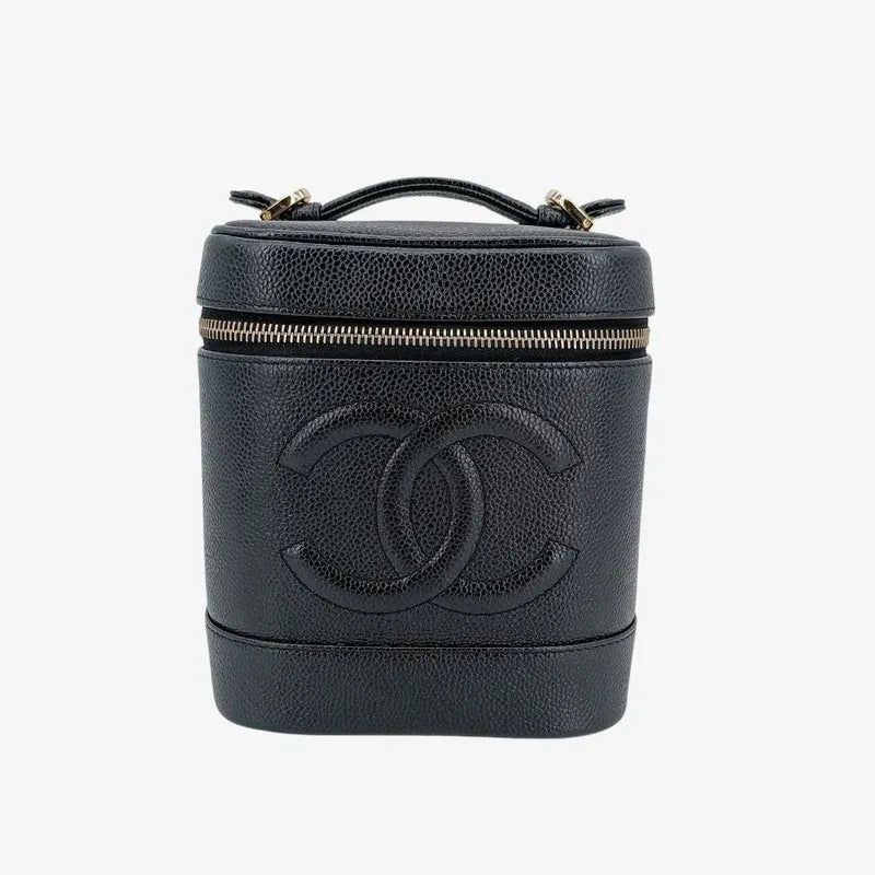js672-chanel-vintage-black-caviar-leather-cosmetic-bag