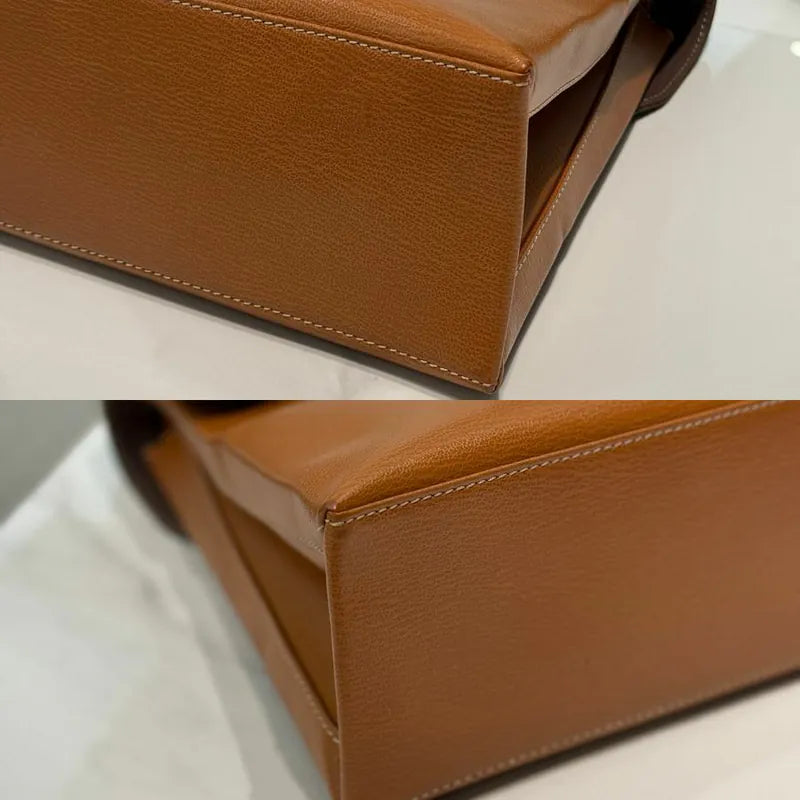 ju432-loewe-vintage-brown-caviar-leather-snake-bone-handle-shoulder-bag