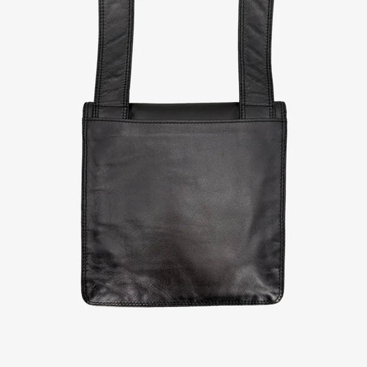 JAH211 - CHANEL Vintage Metallic Grey Lambskin Flap Bag