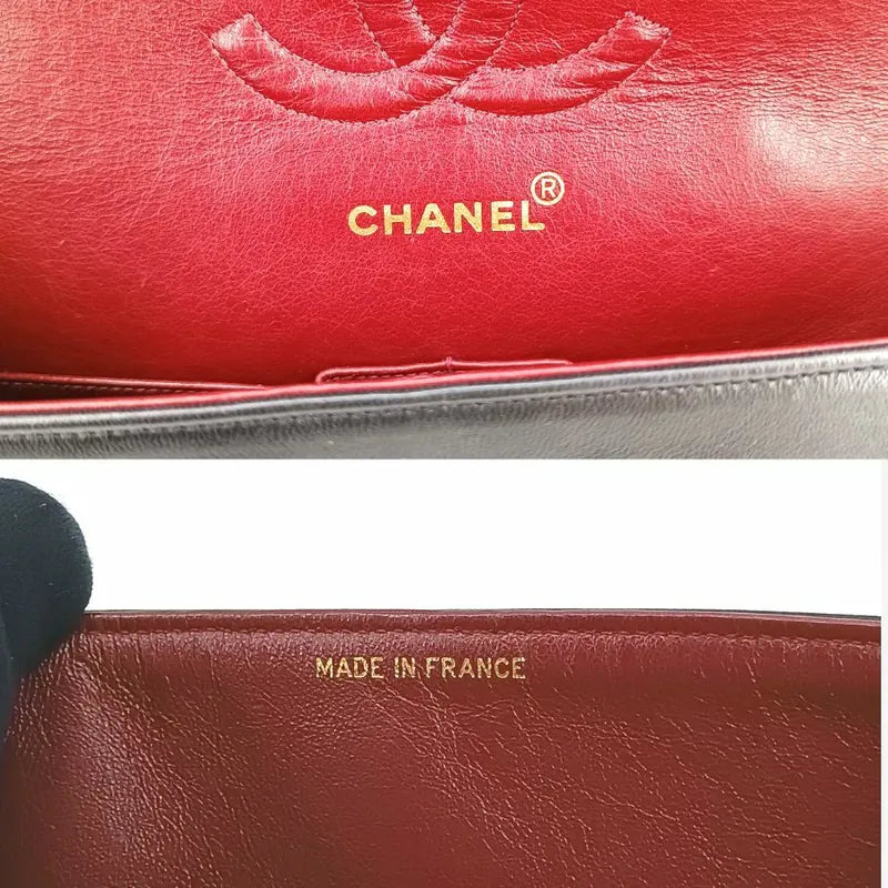 jt150-chanel-vintage-black-lambskin-25cm-classic-flap-bag