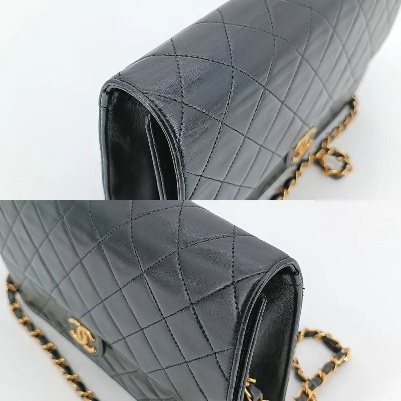 jt149-chanel-vintage-black-lambskin-quilted-flap-bag