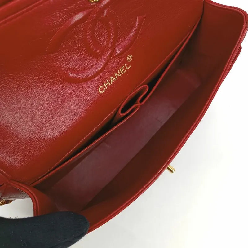 ra377-chanel-vintage-red-lambskin-25cm-classic-flap-bag