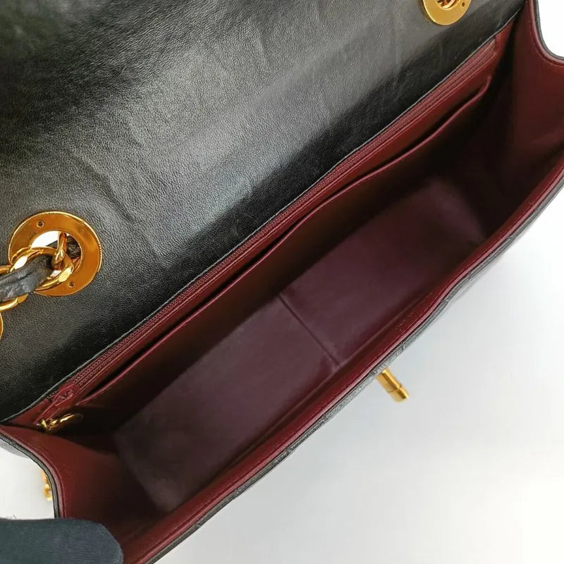c439-chanel-vintage-black-lambskin-jumbo-classic-flap-bag