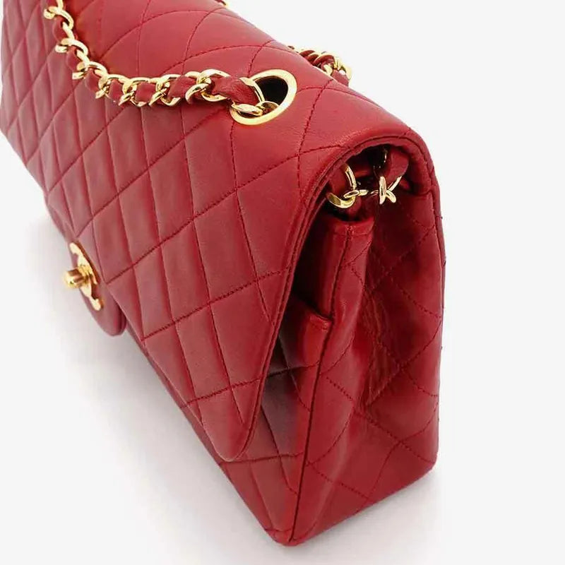 c275-chanel-vintage-red-lambskin-25cm-classic-flap-bag