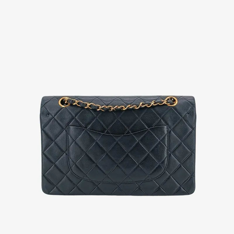 rb511-chanel-vintage-black-lambskin-25cm-classic-flap-bag