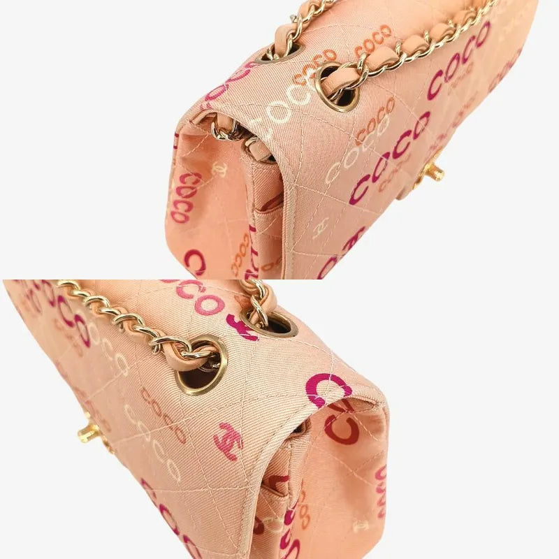 sh012-chanel-vintage-pink-canvas-coco-print-flap-bag
