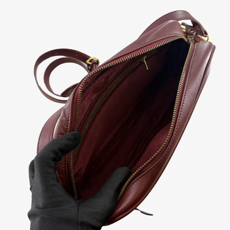 jx661-cartier-vintage-burgundy-leather-shoulder-bag