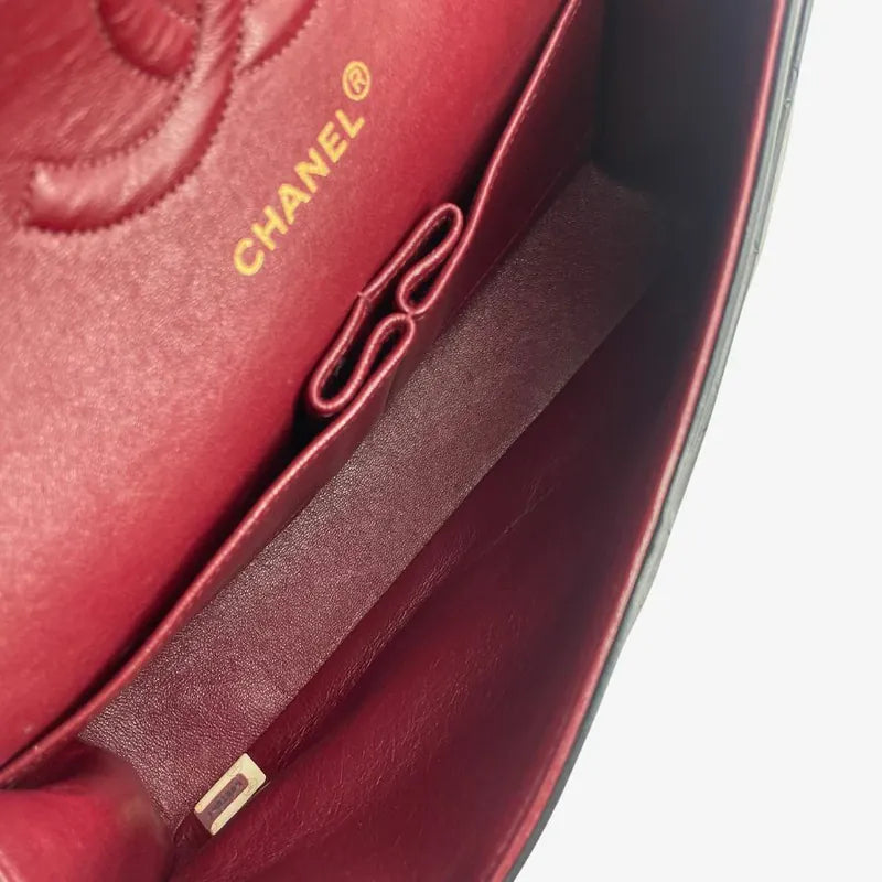 rc539-chanel-vintage-black-lambskin-25cm-classic-flap-bag