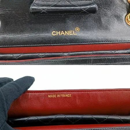 jt006-chanel-vintage-black-lambskin-27cm-classic-flap-bag