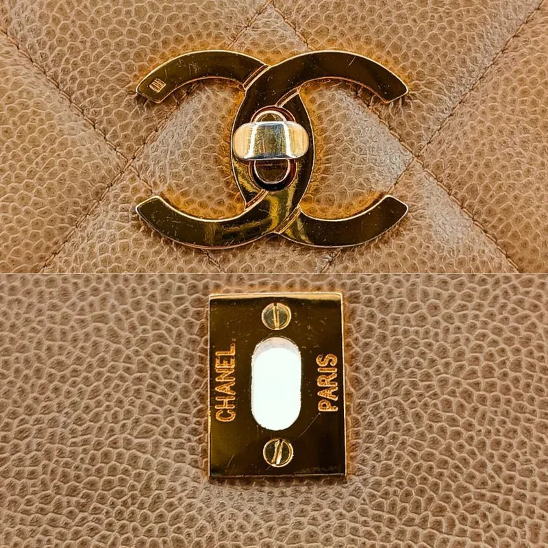 rb924-chanel-vintage-beige-caviar-leather-flap-bag