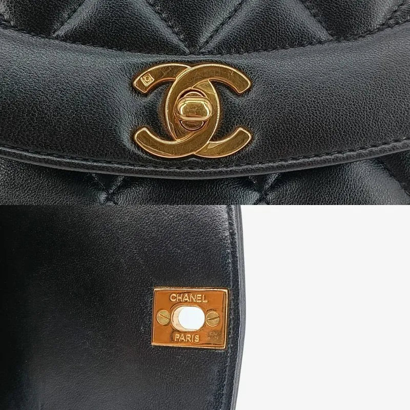 ra077-chanel-vintage-black-lambskin-22cm-diana-flap-bag