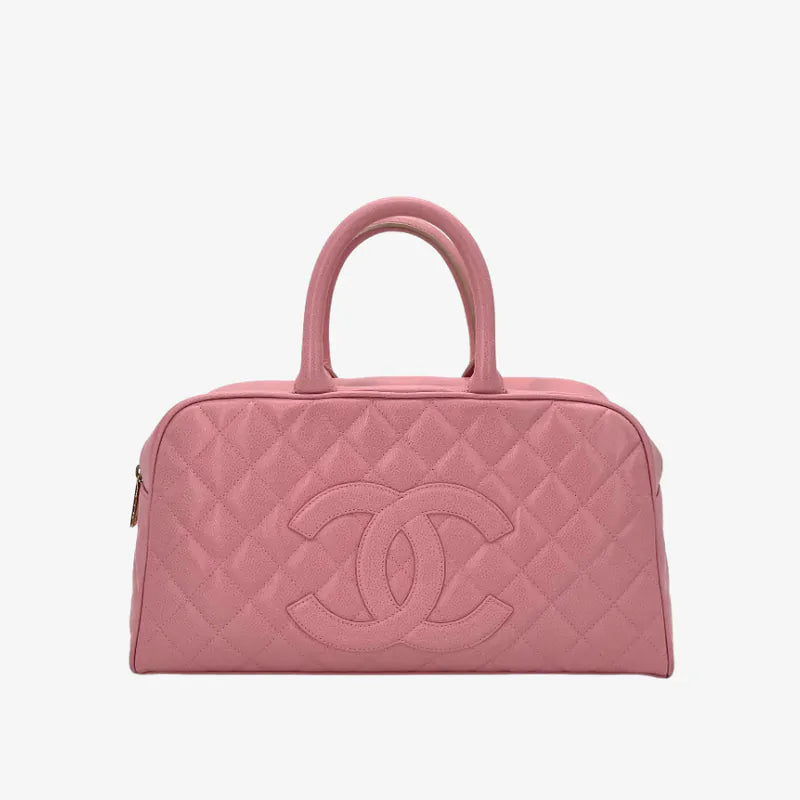 jw594-chanel-vintage-pink-caviar-leather-boston-bag
