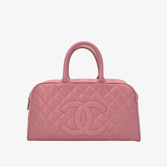 jw594-chanel-vintage-pink-caviar-leather-boston-bag