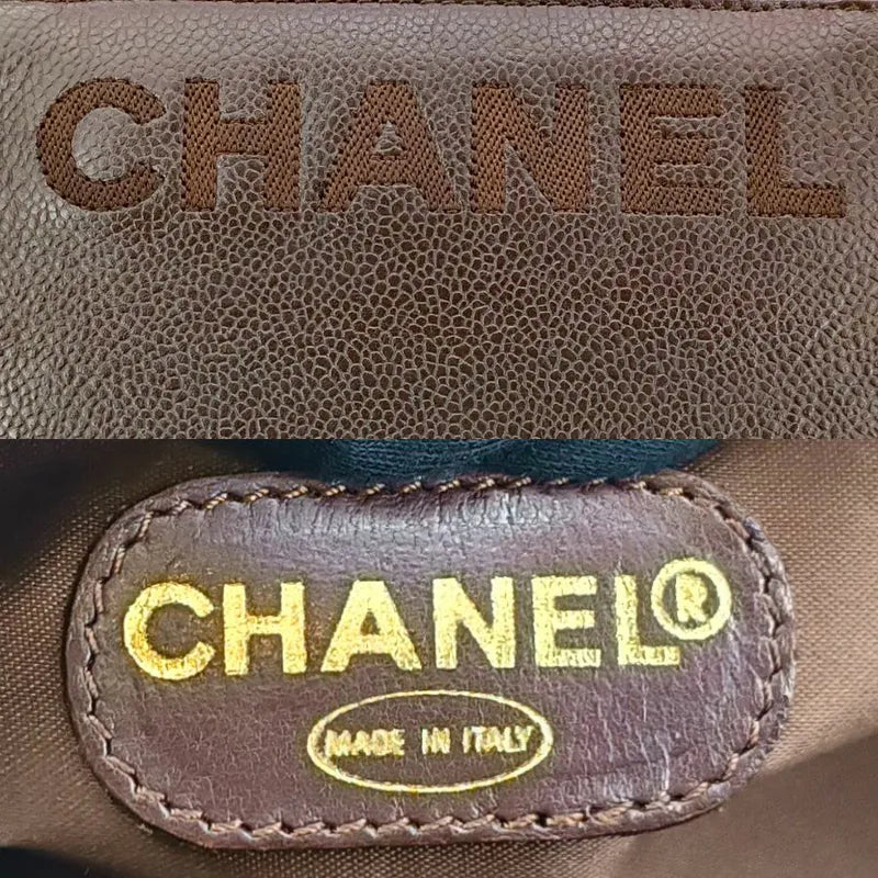 ra937-chanel-vintage-brown-caviar-leather-embroidered-logo-tote-bag