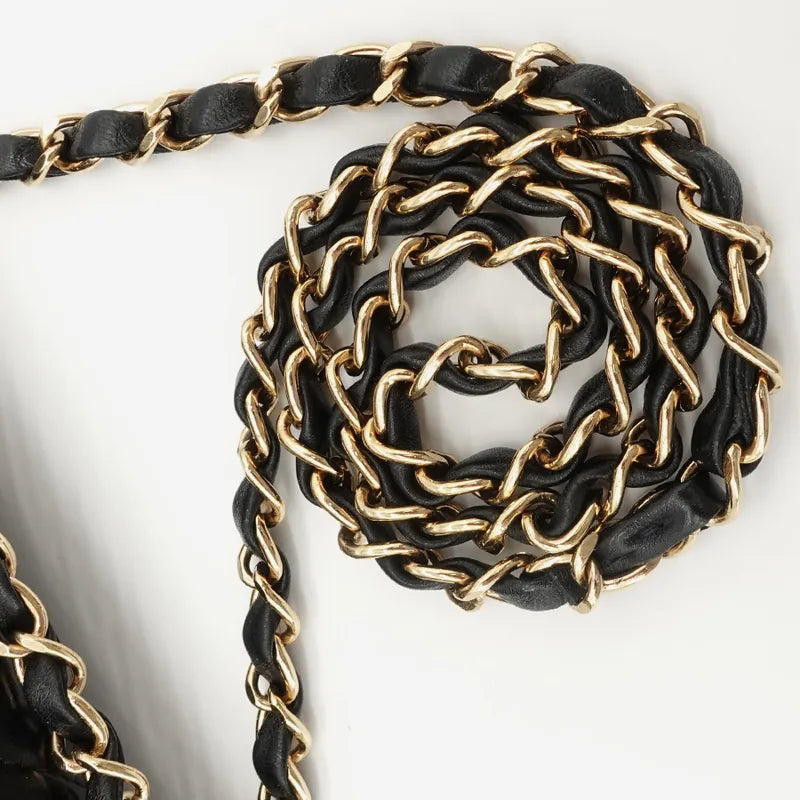 jq455-chanel-vintage-black-lambskin-shoulder-flap-bag