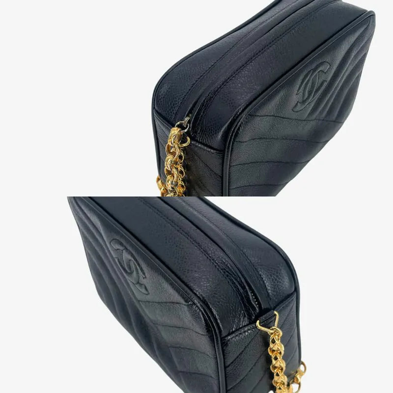 jx904-chanel-vintage-black-caviar-leather-gold-chain-chevron-camera-bag