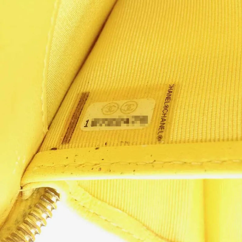 jr467-chanel-yellow-lambskin-qulited-wallet