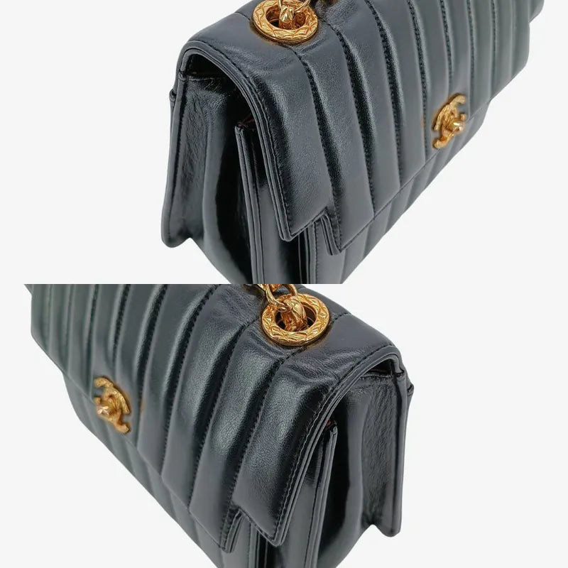 ju296-chanel-vintage-black-lambskin-vertical-gold-chain-flap-bag