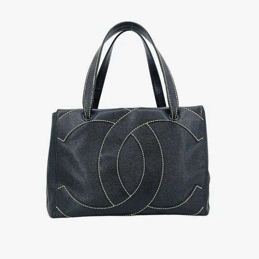 ra120-chanel-vintage-black-caviar-leather-cc-wild-stitch-handbag