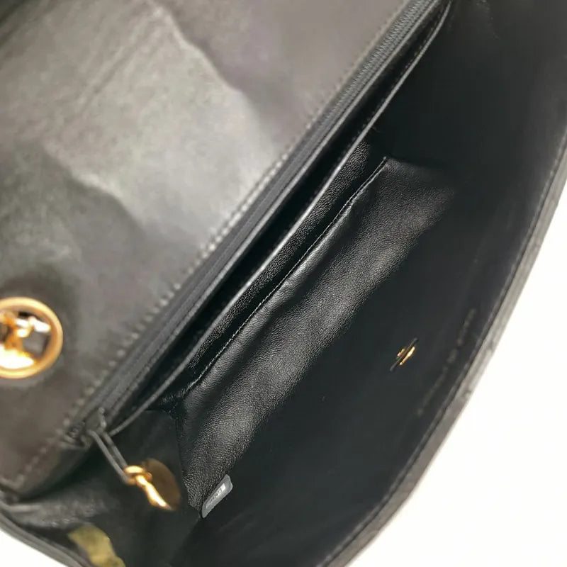 rb819-chanel-vintage-black-lambskin-quilted-flap-bag