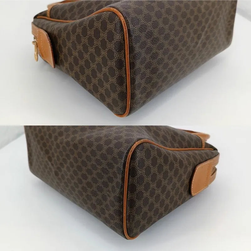 jt503-celine-brown-canvas-macadam-blason-handbag