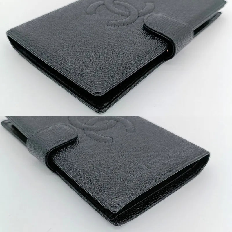 jr553-chanel-vintage-black-caviar-leather-wallet