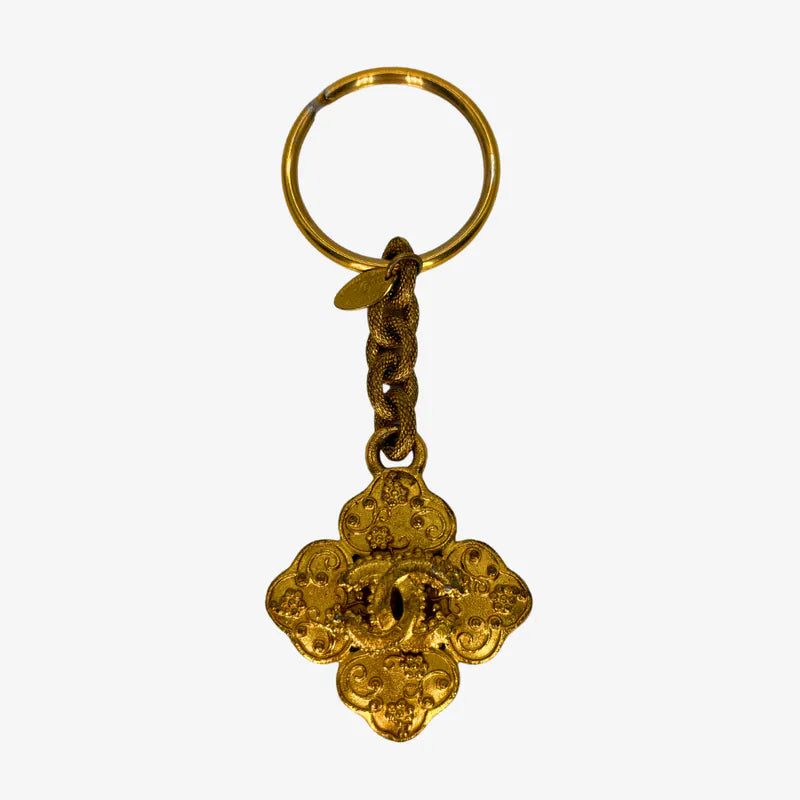 jx851-chanel-vintage-gold-key-ring