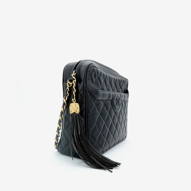 jm888-chanel-vintage-black-caviar-leather-tassel-camera-bag
