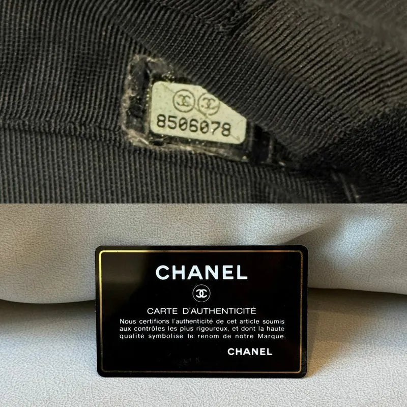 jw388-chanel-vintage-black-caviar-leather-embossed-logo-pst-tote-bag