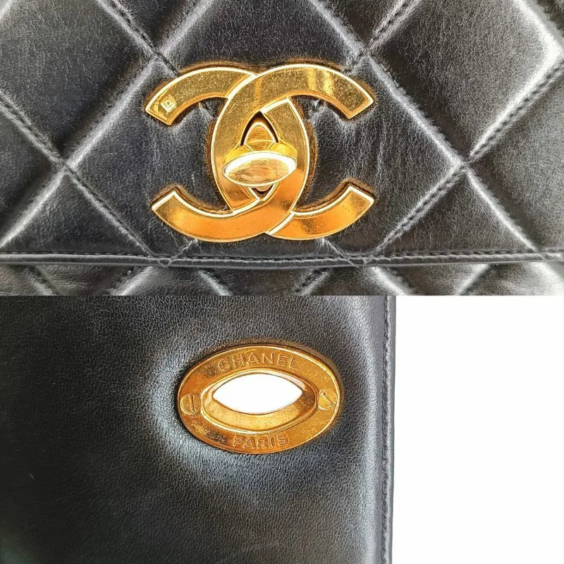 jt184-chanel-vintage-black-lambskin-quilted-tote-bag