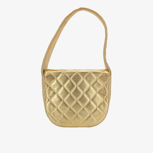 c386-chanel-vintage-gold-lambskin-quilted-handbag