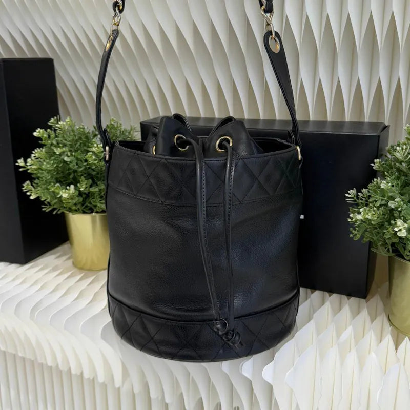jw458-chanel-vintage-black-caviar-leather-bucket-bag
