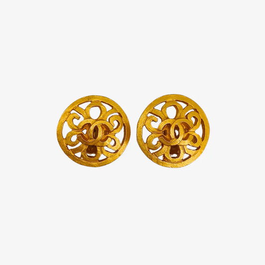 ra203-chanel-vintage-button-gold-plated-clip-on-earrings