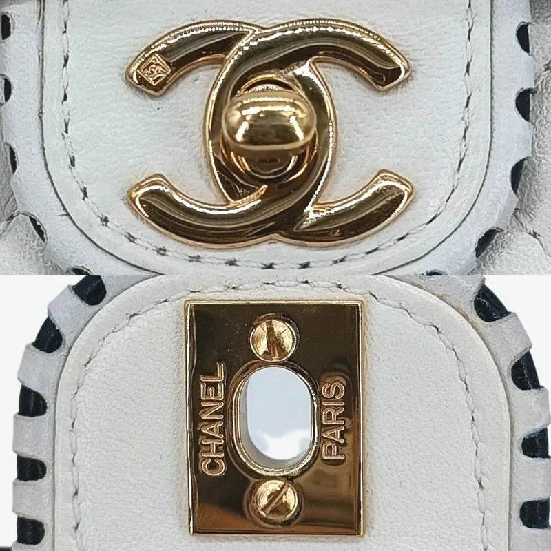 ra166-chanel-vintage-white-lambskin-25cm-flap-bag